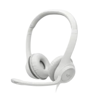 Logitech H390 Stereo USB Headset White with Microphone